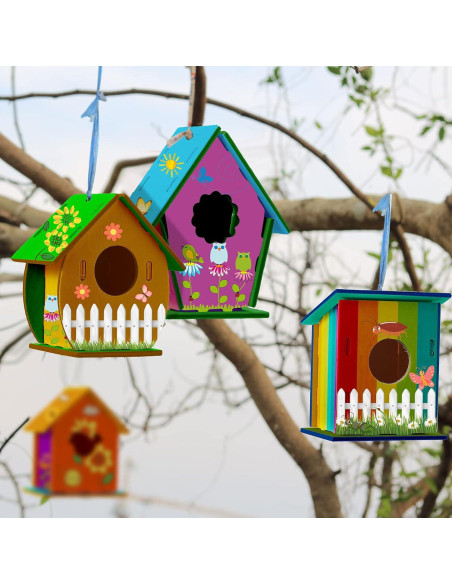 Kits de Manualidades para Niños Kisston - 96 Piezas Casa para Aves Kits de Manualidades para Niños Kisston - 96 Piezas Casa para Aves