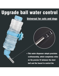 Botella de Agua para Perros y Gatos LTSGORY 946ml Libre de BPA 2