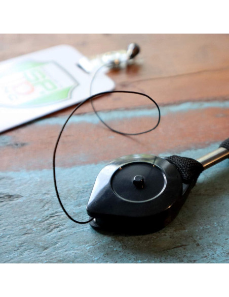 Lanyard con Carrete Bloqueable Specialist ID Negro 82,55 cm