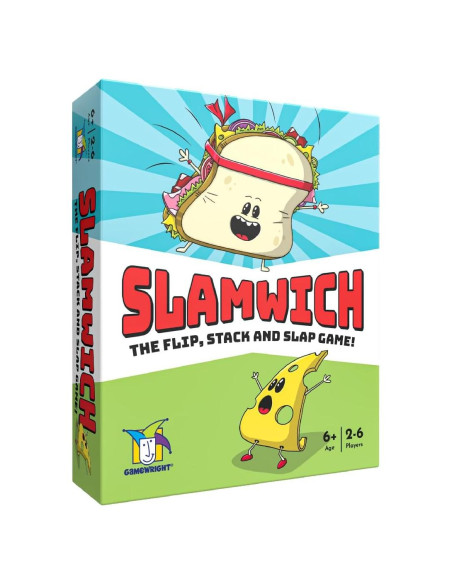 Juego de cartas Slamwich Gamewright - 1 Paquete - 6 años+