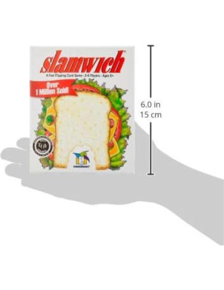 Juego de cartas Slamwich Gamewright - 1 Paquete - 6 años+