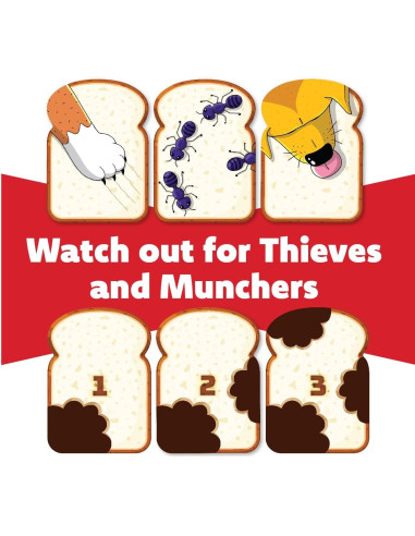 Juego de cartas Slamwich Gamewright - 1 Paquete - 6 años+