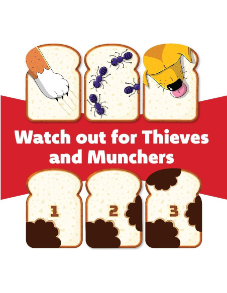 Juego de cartas Slamwich Gamewright - 1 Paquete - 6 años+