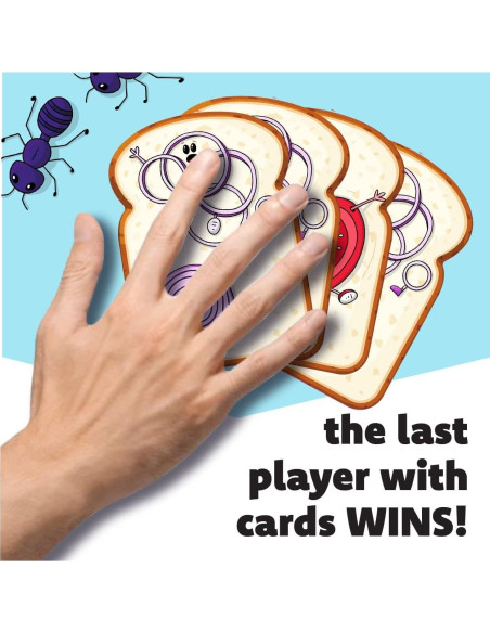 Juego de cartas Slamwich Gamewright - 1 Paquete - 6 años+