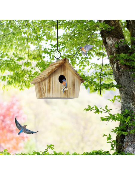 Casa de Aves Auslar de Madera para Exterior 22.5x18.5cm