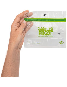10 Bolsas Reutilizables Smelly Proof 15.24x10.16cm Snack 2