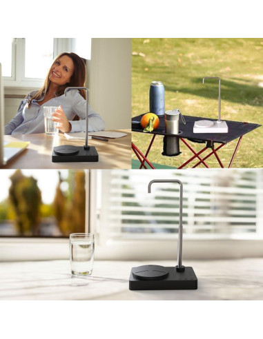 Dispensador de Agua DeiryuRay Minimalista Negro USB 0.46 kg