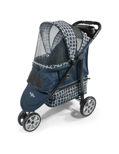 Carrito de Mascotas Gen7Pets Monaco Azul - Soporta 27.2 kg