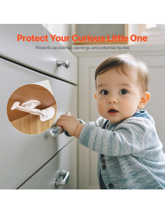 Cerraduras de Pestillo VEVOR para Gabinetes - Paquete de 12 2