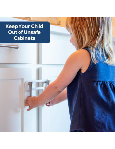 Bloqueos de Gabinete Wittle 6 Paquetes Seguridad Infantil 2