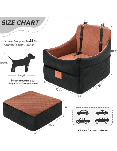 Asiento Elevador para Perros GL GLENSLAVE 40x25cm hasta 15.88kg