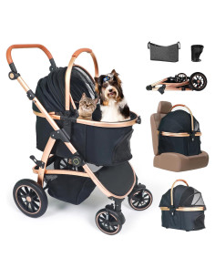 Carrito para Mascotas Neatki 3 en 1 hasta 25 kg Plegable