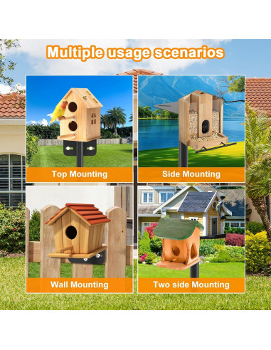 Postes Ajustables para Comederos de Aves AHRLHR - 2 Unidades 203 cm