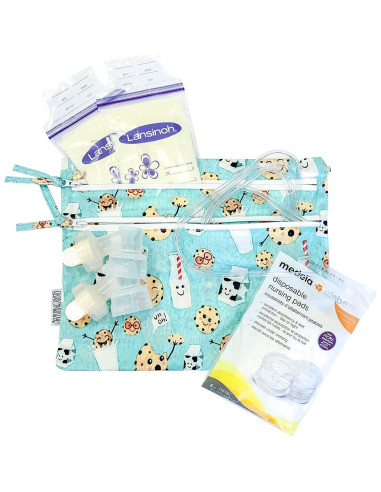 BapronBaby Bolsa Húmeda y Seca Cookies & Leche - 28x23cm