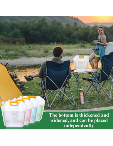 Bolsa Colapsable Jingmore 5L Transparente para Camping