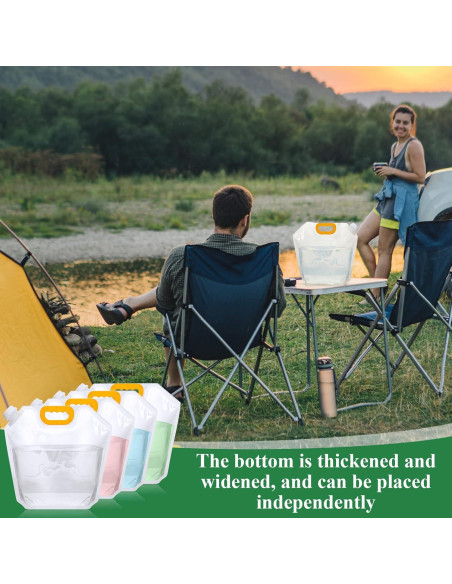 Bolsa Colapsable Jingmore 5L Transparente para Camping