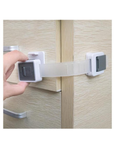 Juego de 6 Cerraduras de Seguridad para Niños - Correas Ajustables 3M