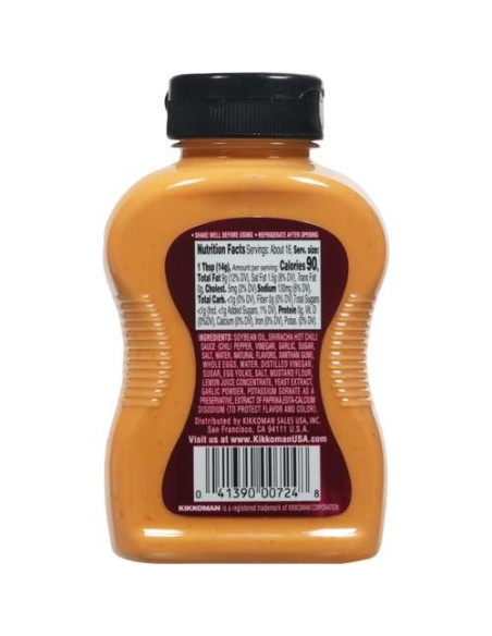 Kikkoman Sriracha Mayo 240g - Salsa Picante para Sándwiches