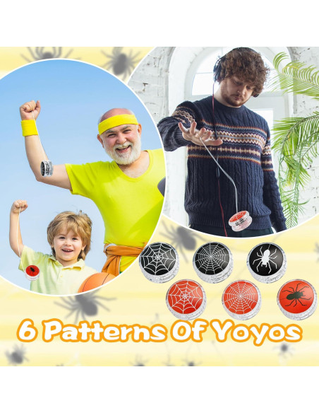 Paquete de 30 Yo-Yos LED Drayear para Niños - Araña