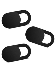 Cubierta Webcam Yilador Ultra Delgada 3 Unidades Negro