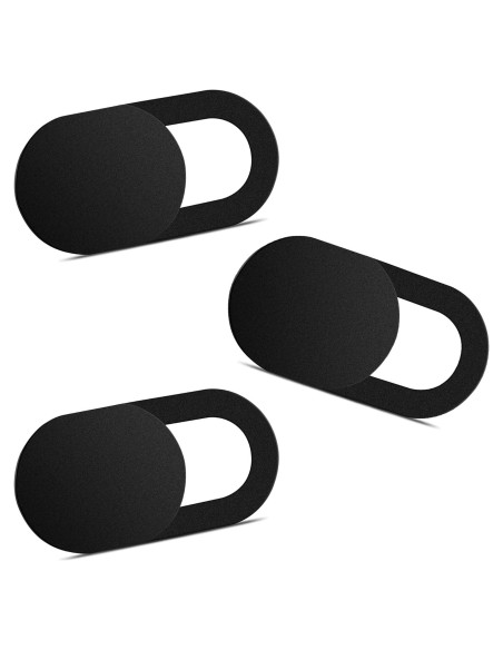 Cubierta Webcam Yilador Ultra Delgada 3 Unidades Negro