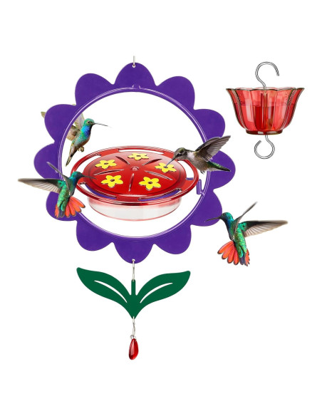 Alimentador de Colibrí Kingsyard 8 Oz con Moat Antihormigas