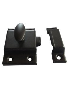 Cierre de puerta de gabinete Pinnacle - Bronce aceitado 3.81x5.08 cm