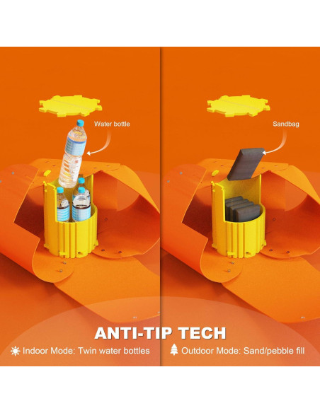 Túnel para Gatos Spring Blossoms Naranja 64.5x29 cm