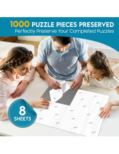 Hojas de Pegamento Nariolar para Rompecabezas 8 Piezas 19x26 cm 2