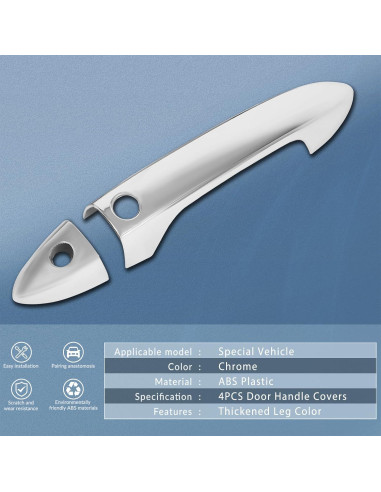 Cubiertas de Manijas de Puerta Exterior ECCPP para Honda Accord/Pilot