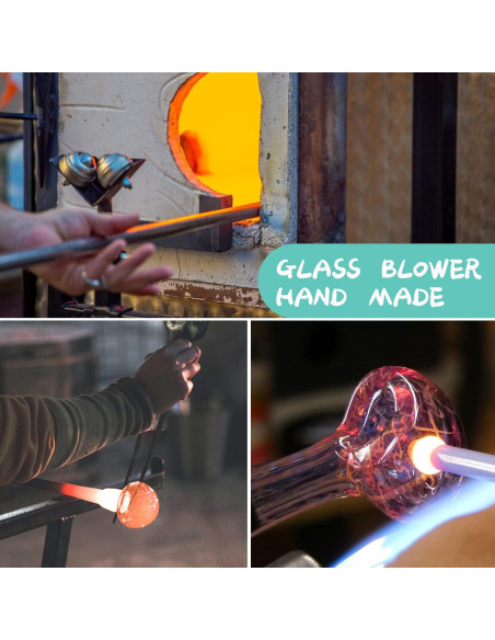 Comedero para Colibrí Yinns de Vidrio Soplado con Estanque