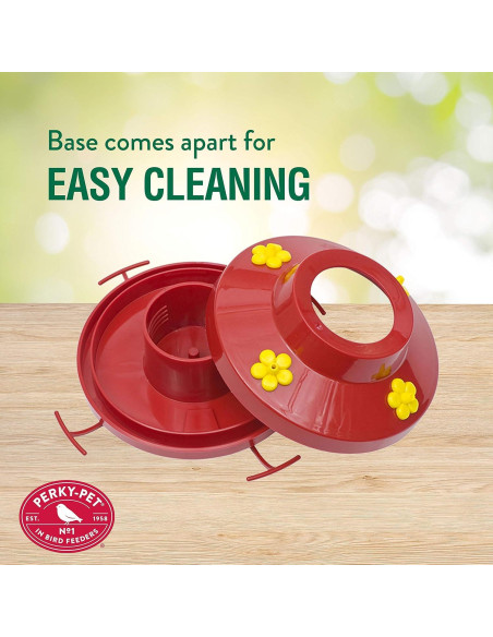 Alimentador de Colibríes Perky-Pet 210PB Vidrio 473 ml Rojo