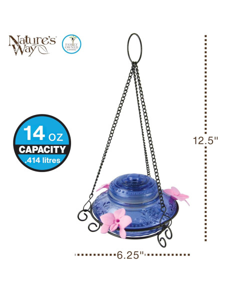 Alimentador de Colibríes Nature's Way ANTHF2-I Iluminado 414ml