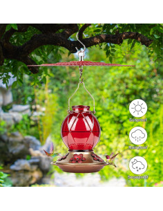 Protector de Lluvia Eyrosa para Comederos de Aves 2 Paquete 2