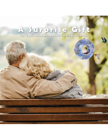 Comedero para Aves VCUTEKA Mosaico Redondo 20.32 cm