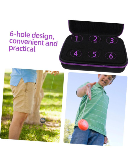 Bolsa de Almacenamiento de Yo-yo ERINGOGO Negra 22x17.5cm