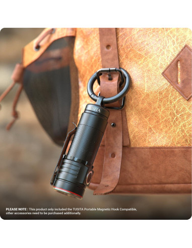 Gancho Magnético TUSITA para Linternas Olight NEBO 7.99x1.98cm