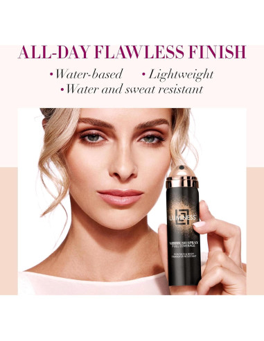 Base de Maquillaje Airbrush LUMINESS 030-Ligero Medio 86g