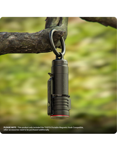 Gancho Magnético TUSITA para Linternas Olight NEBO 7.99x1.98cm