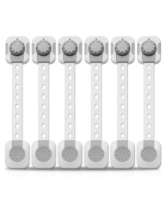 Juego de Cerraduras de Seguridad para Bebés 6-Pack Ajustables