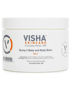 Bálsamo Corporal Multitarea Visha Skincare Bump 2 Baby 283.5 g