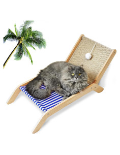 Hamaca para Gatos PETKARAY BC-02, Cama Elevada con Rascador