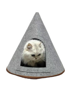 Cama para Gatos Talauoia 50 cm, Casa de Fieltro Decorativa
