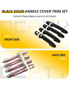Cubiertas de Manijas de Puerta OCPTY 4PCS para Toyota y Scion 2
