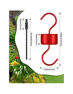 Trampa para Hormigas Therwen 6 Pcs para Comederos de Colibrí 2