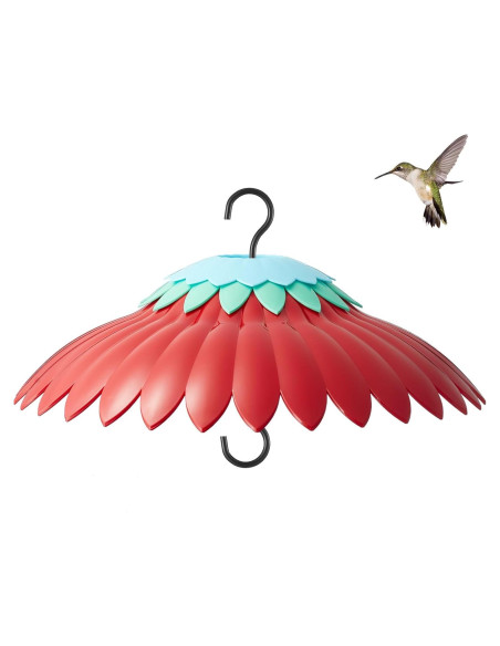 Cubierta para Comedero de Aves Beserie Domo Rojo 28cm