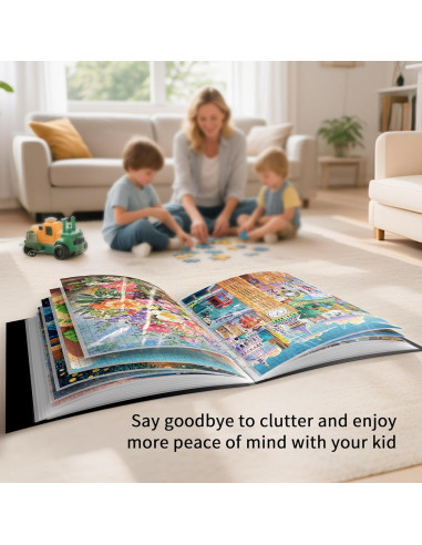 Carpeta de Almacenamiento de Rompecabezas MOZOOSON 500 Piezas