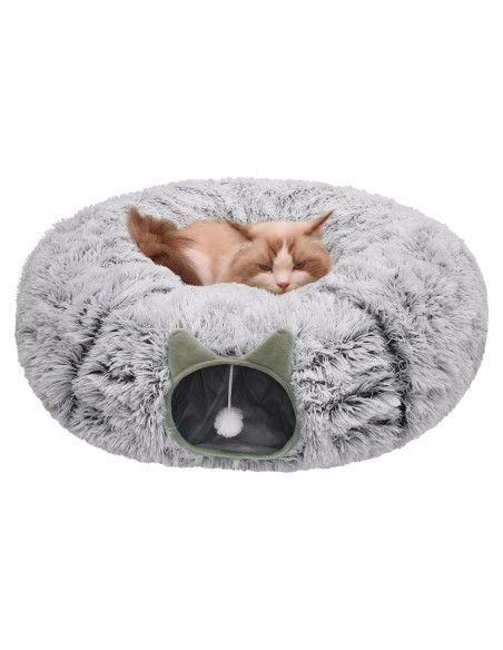 Cueva de Gato Donut CCKUU 200x100 cm Gris Lavable
