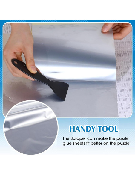24 Hojas Adhesivas para Rompecabezas Fullhawl 37 x 18 cm
