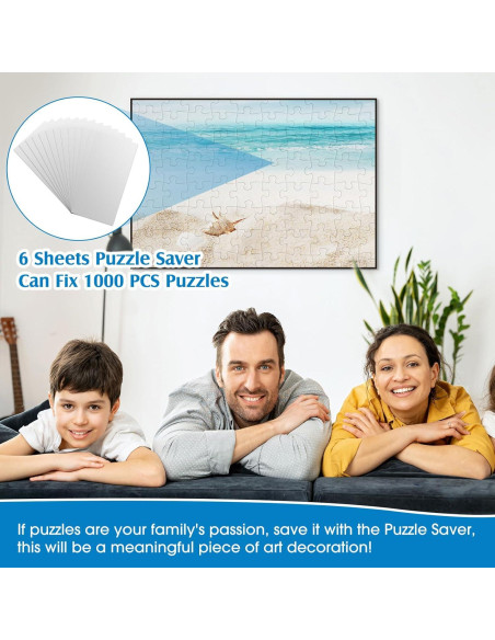 24 Hojas Adhesivas para Rompecabezas Fullhawl 37 x 18 cm